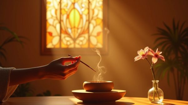 Maîtriser l'art de brûler l'encens pour un rituel sensoriel réussi